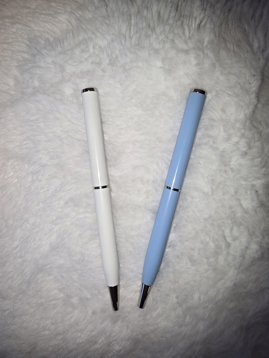 Coach Other - Coach Mini White and Pastel Blue Metal Pens Your Choice Of One.